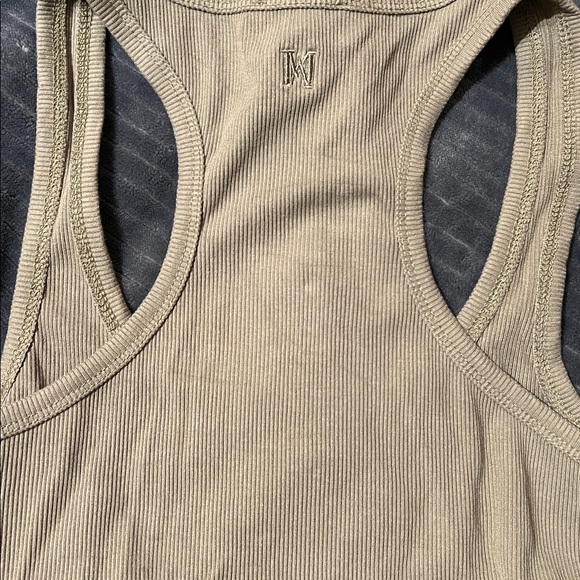 Meshki Ribbed Racerback Thong Bodysuit - Picture 5 of 5
